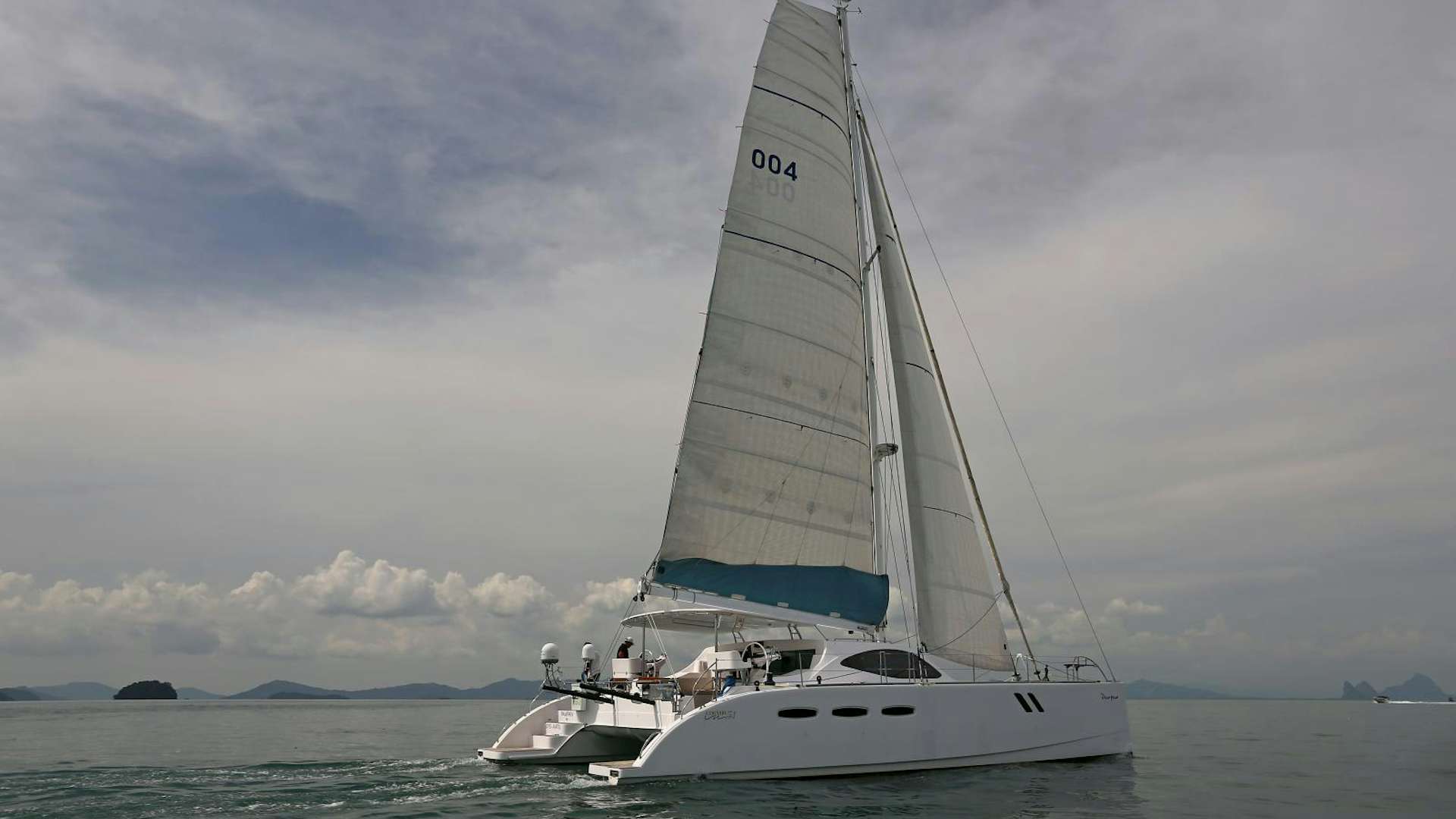 a sailboat in the water aboard PAW PAW Yacht for Sale