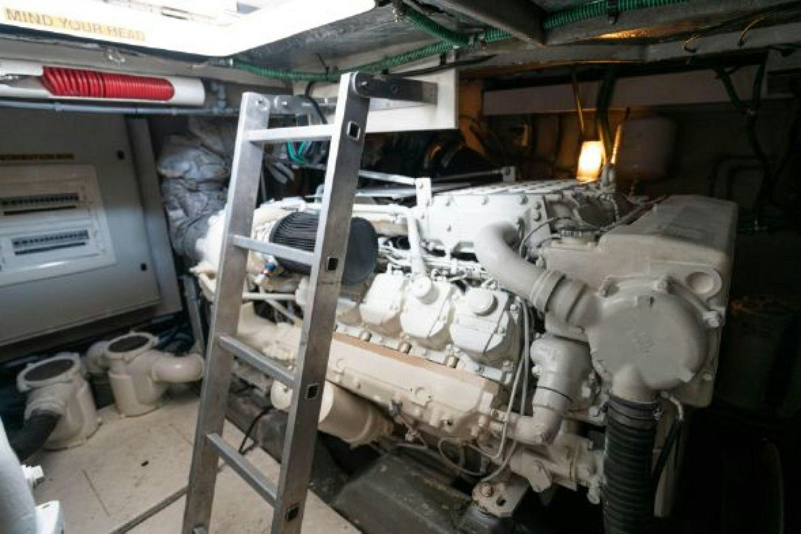 a machine with a large metal object aboard SOLE MIO Yacht for Sale