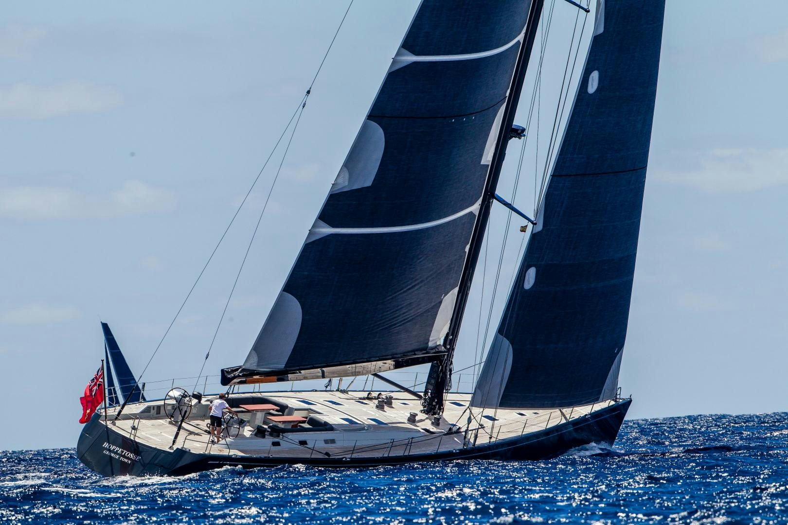 a sailboat on the water aboard SAVUKE Yacht for Sale