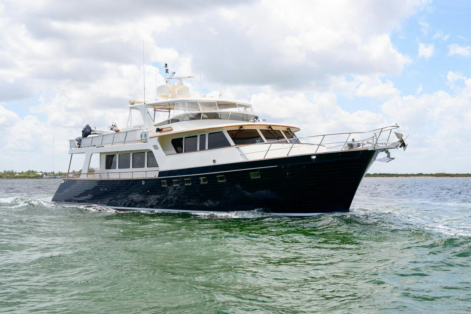 a boat in the water aboard VK Yacht for Sale