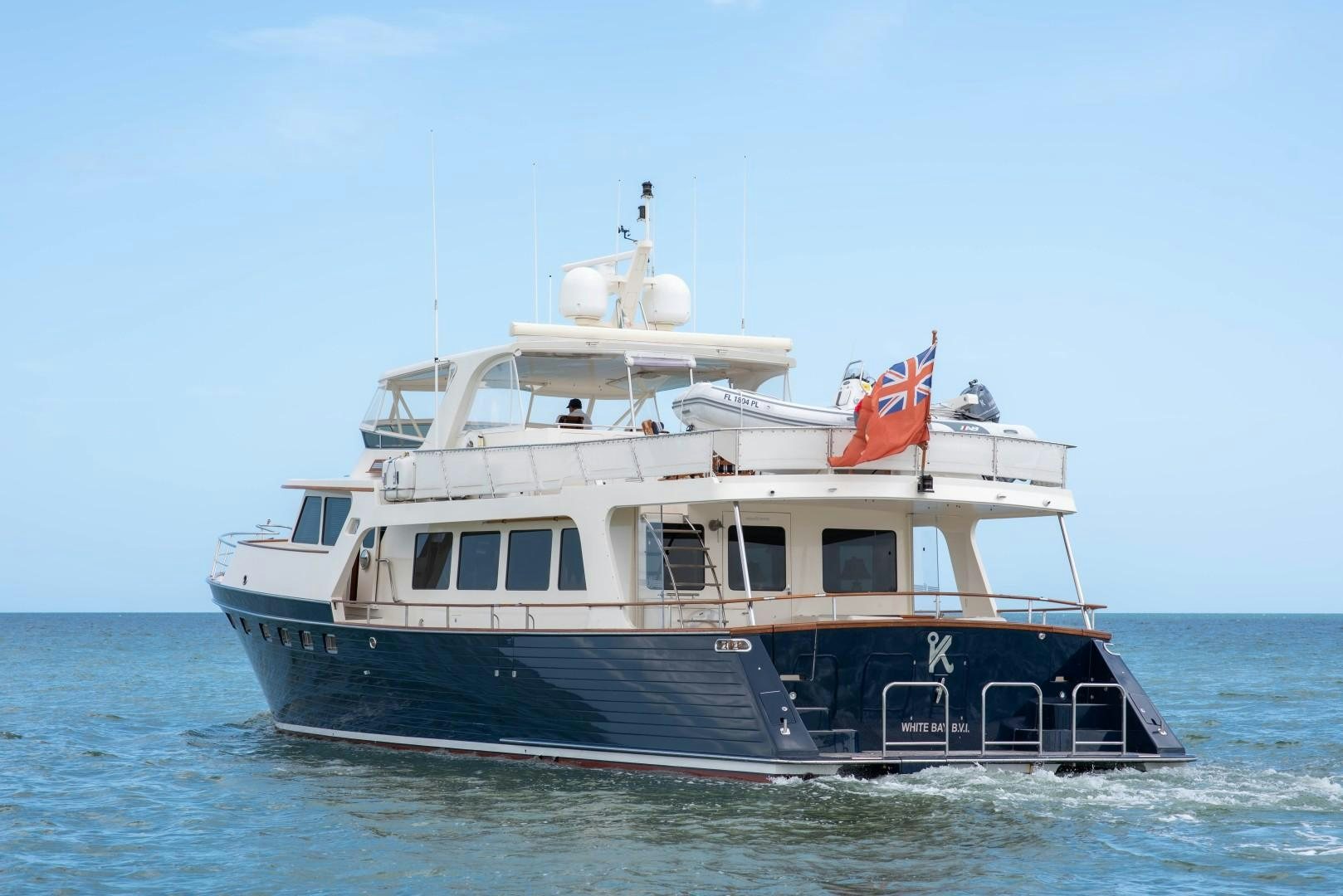 a boat in the water aboard VK Yacht for Sale