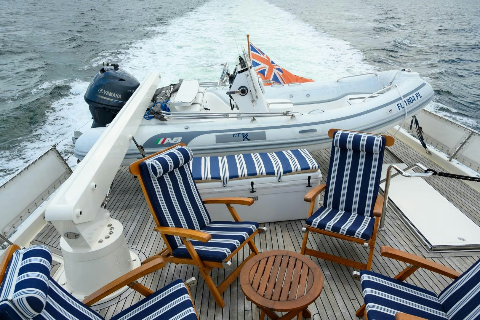 a boat on the water aboard VK Yacht for Sale