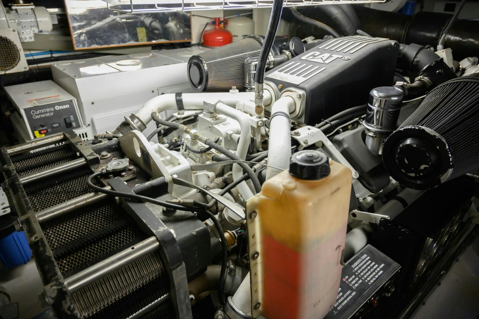 a machine with wires aboard VK Yacht for Sale