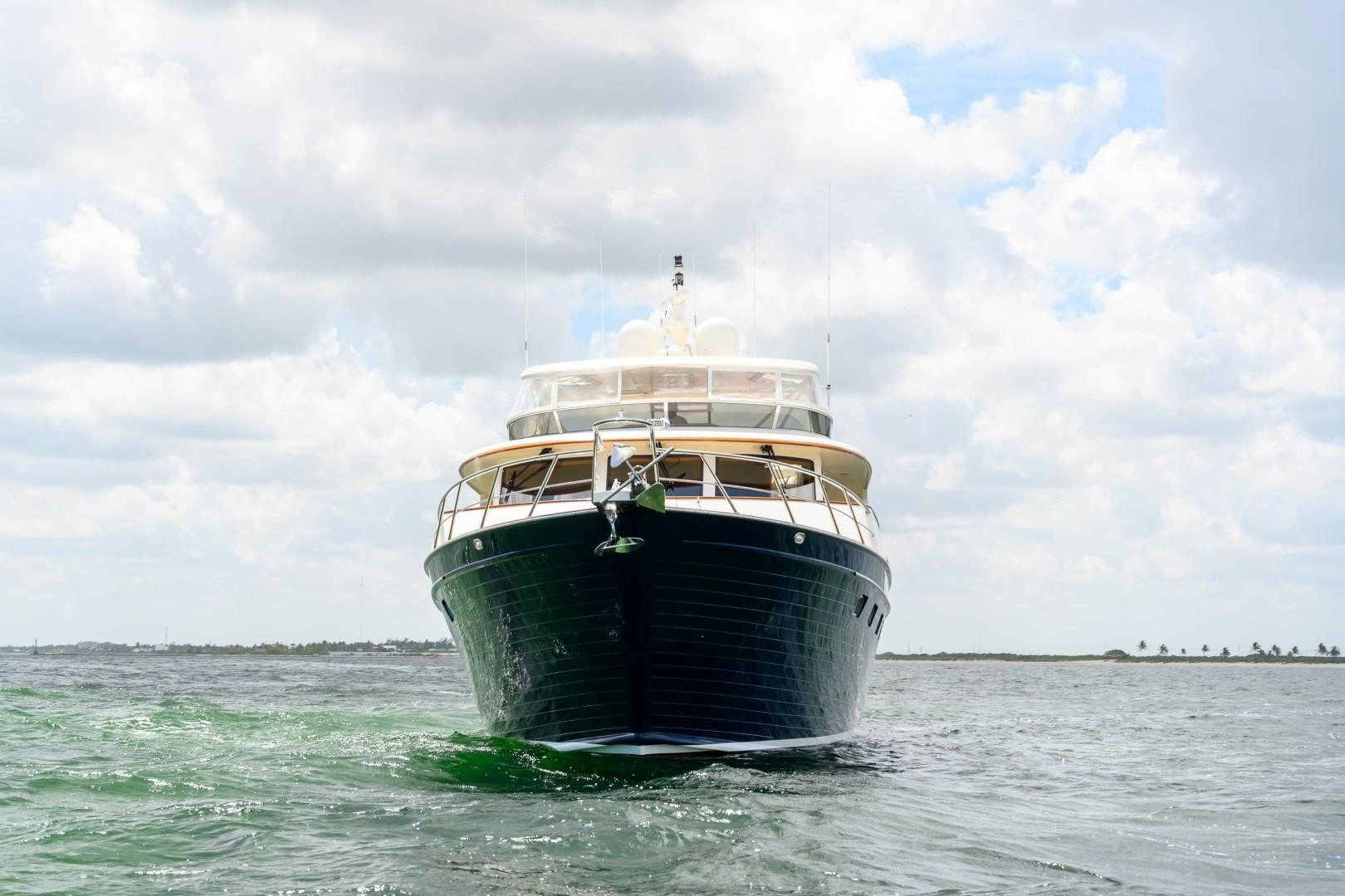 a boat in the water aboard VK Yacht for Sale
