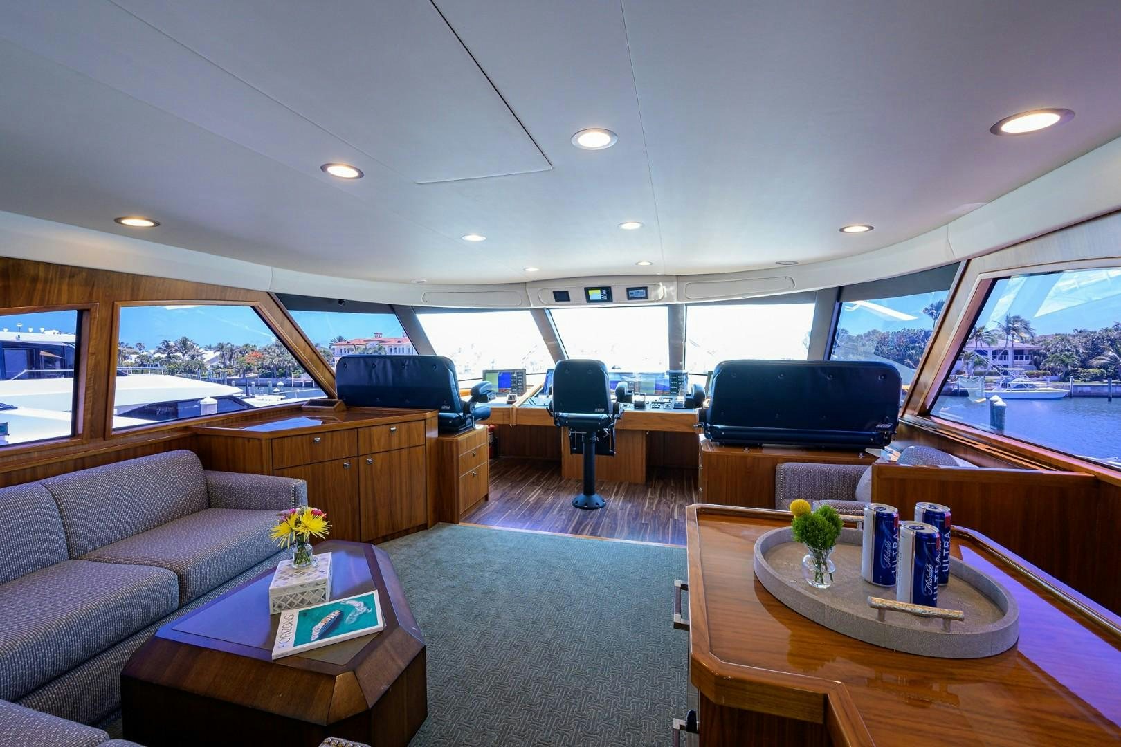 inside of a car aboard NIKKI BELLA Yacht for Sale
