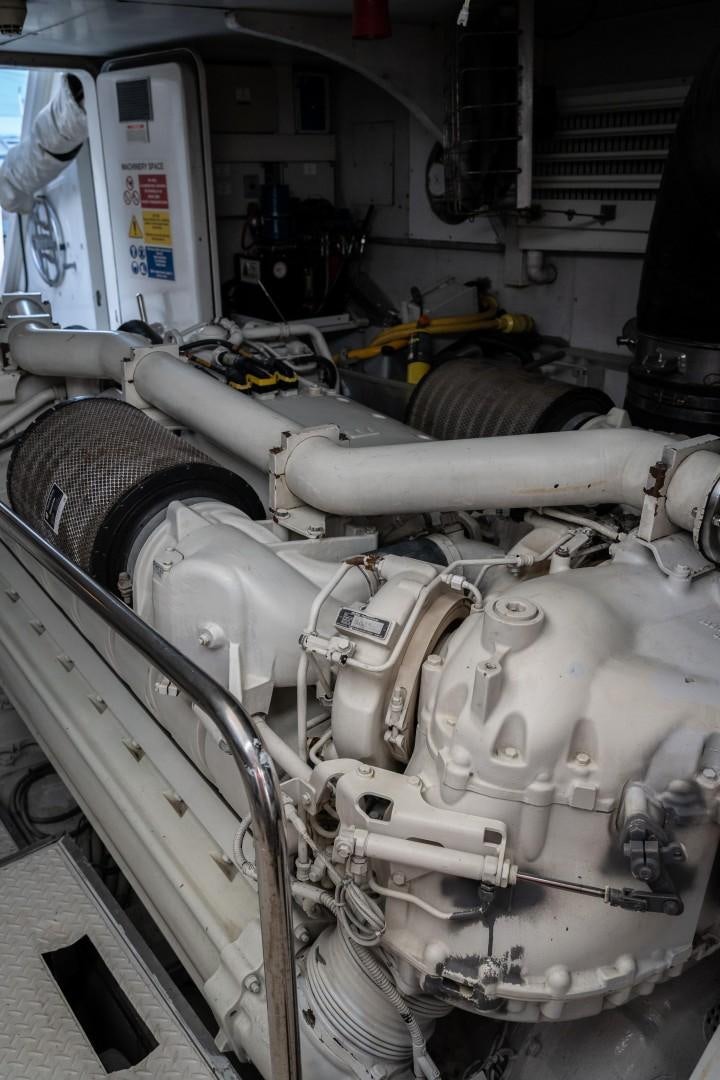 a machine with a machine aboard FORTIS II Yacht for Sale