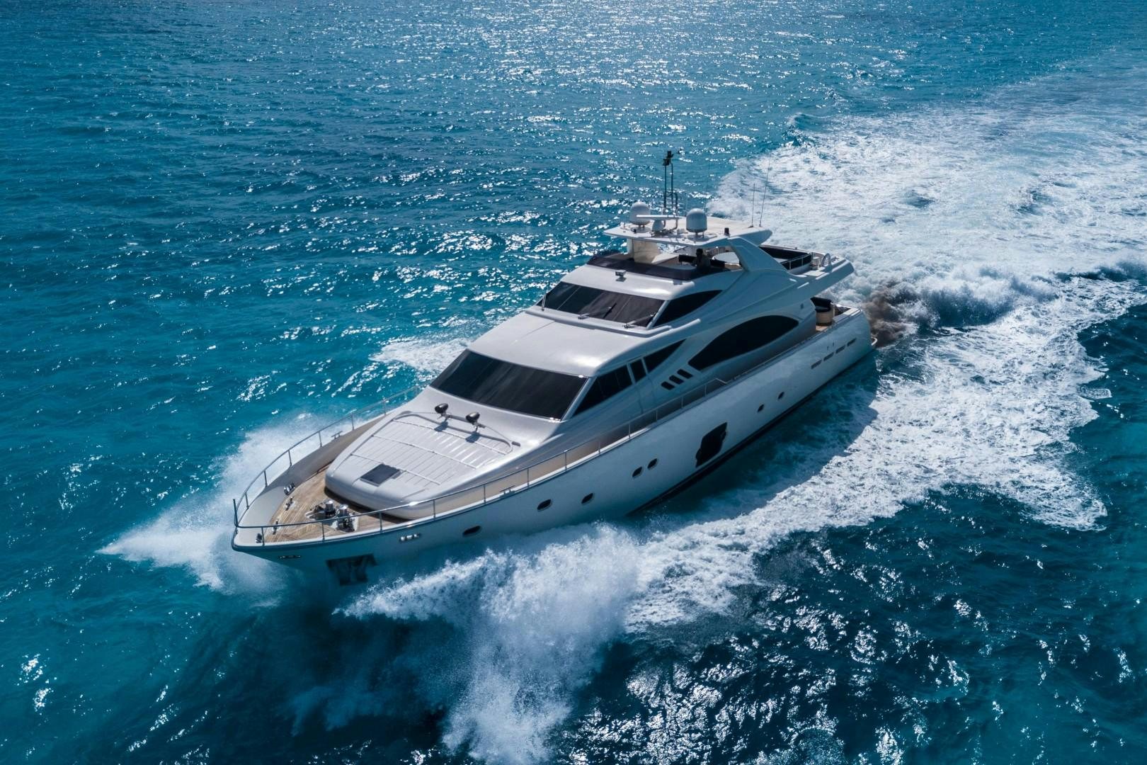 a ship on the water aboard FORTIS II Yacht for Sale