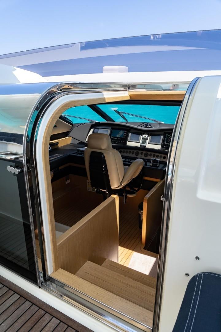 the inside of a car aboard FORTIS II Yacht for Sale
