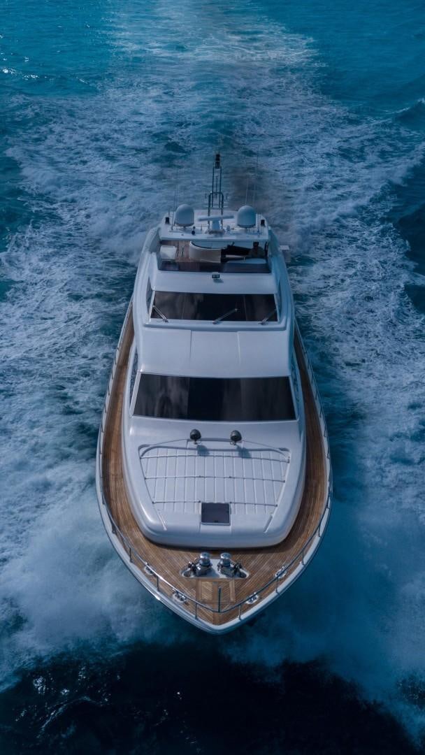 a ship in the water aboard FORTIS II Yacht for Sale