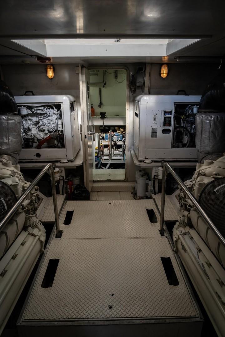 inside of a vehicle aboard FORTIS II Yacht for Sale