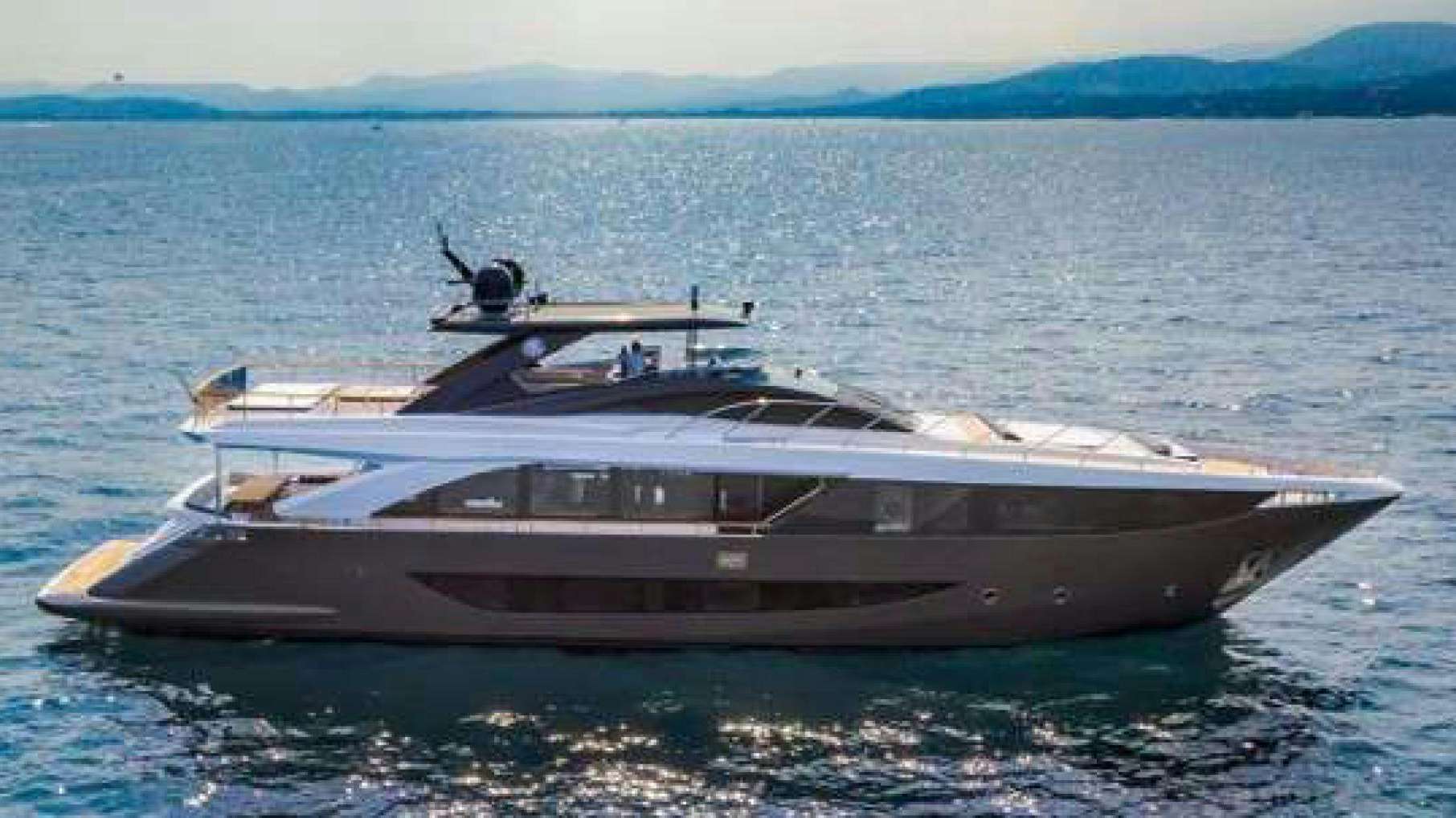 a boat in the water aboard BAIA ONE HUNDRED Yacht for Sale