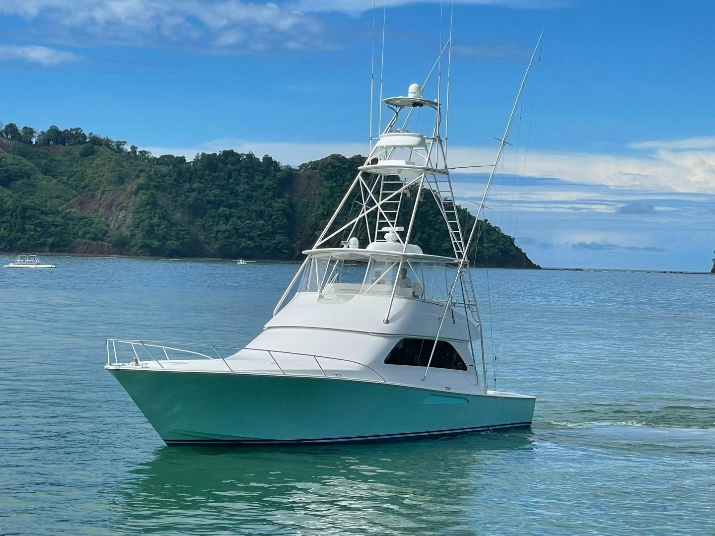 a boat in the water aboard BANDIT Yacht for Sale