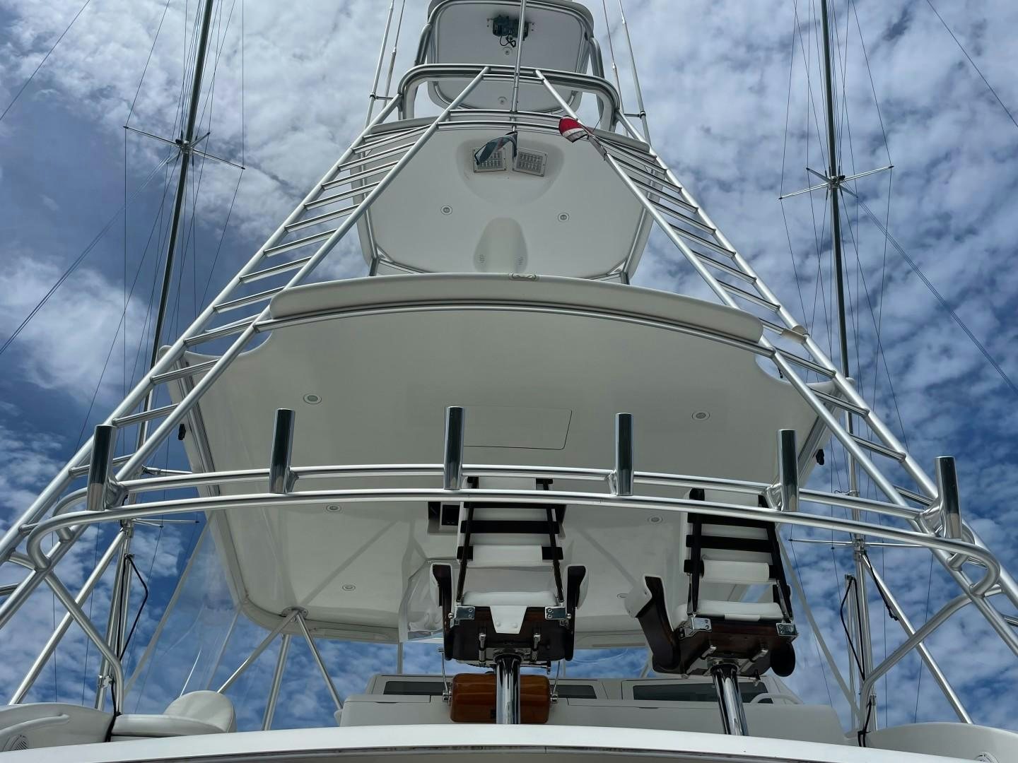 a large white ship aboard BANDIT Yacht for Sale