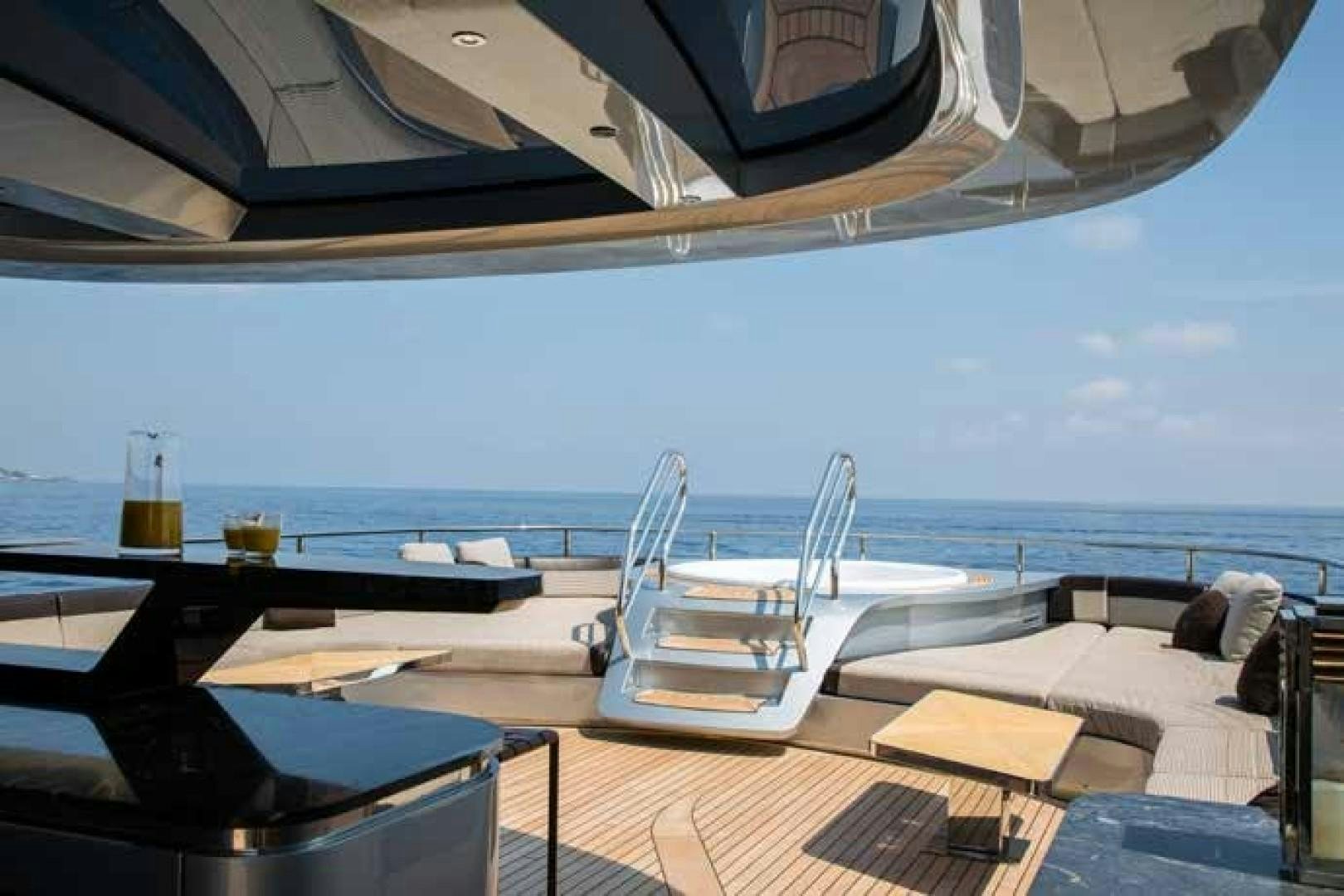 a boat on the water aboard GTT 115 Yacht for Sale