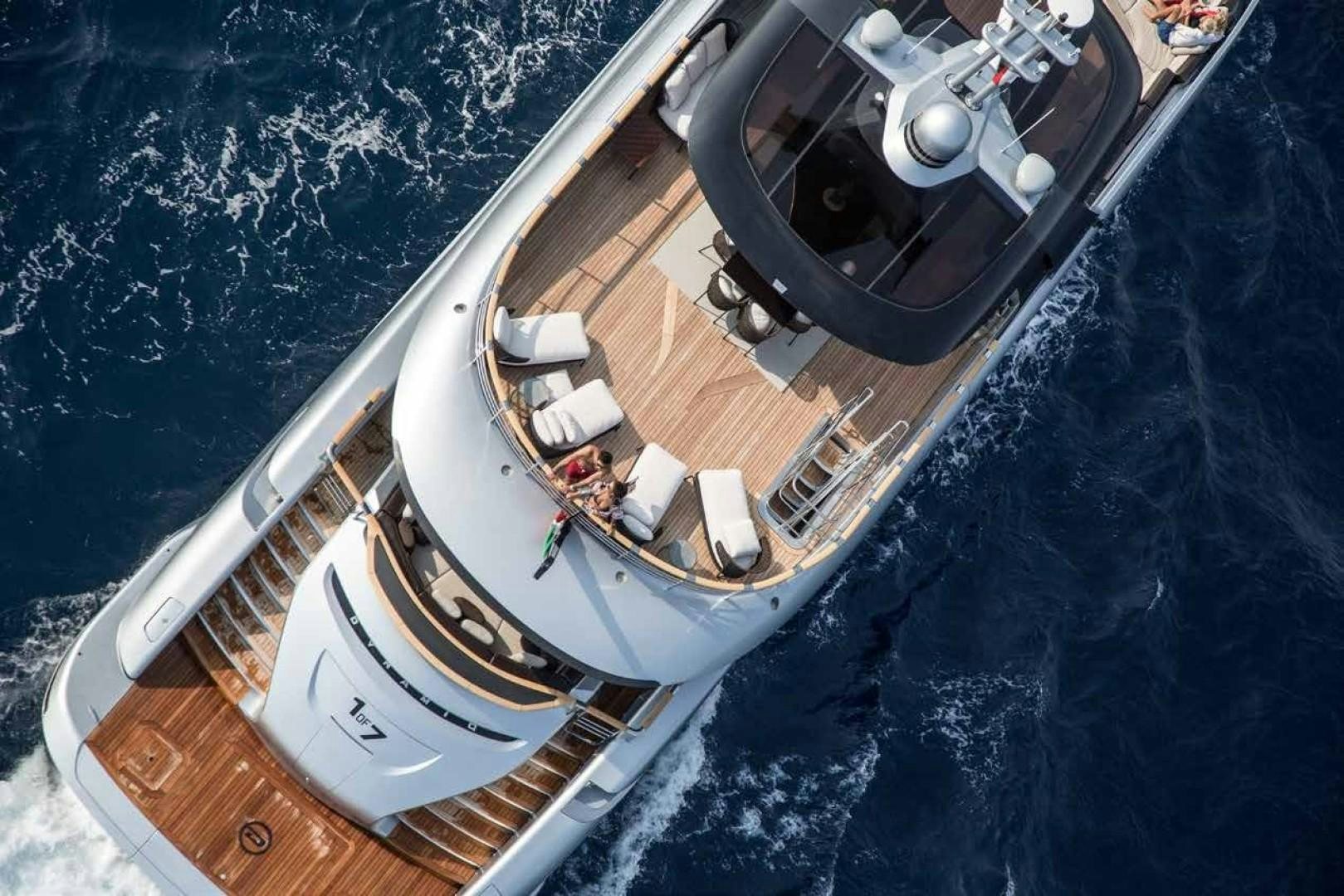 a satellite in space aboard GTT 115 Yacht for Sale
