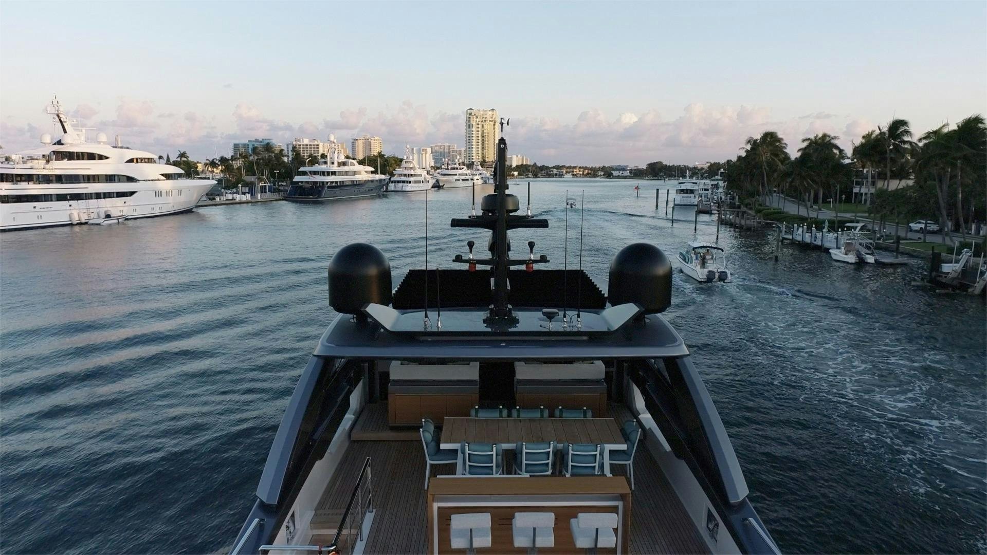 a boat in the water aboard NINIPOP XL Yacht for Sale