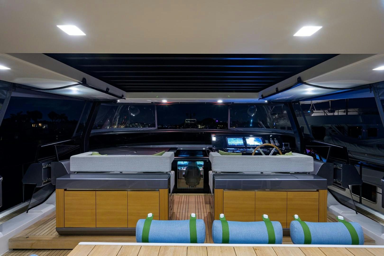 inside of a vehicle aboard NINIPOP XL Yacht for Sale