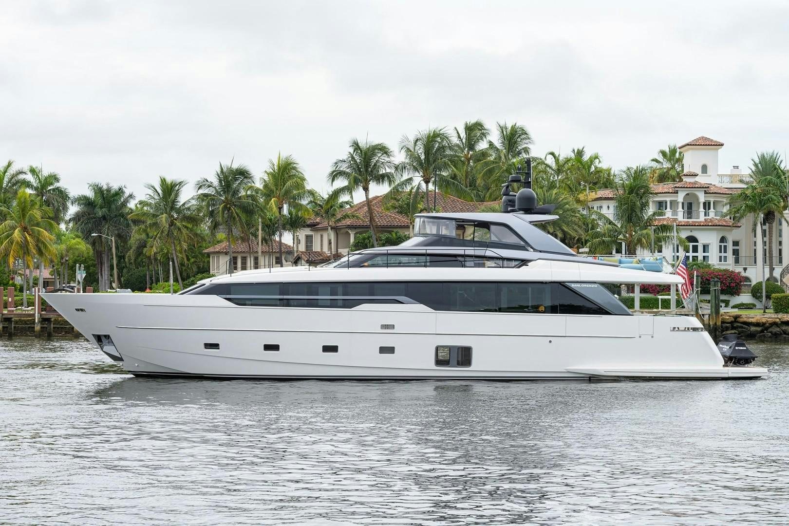 a yacht in the water aboard NINIPOP XL Yacht for Sale