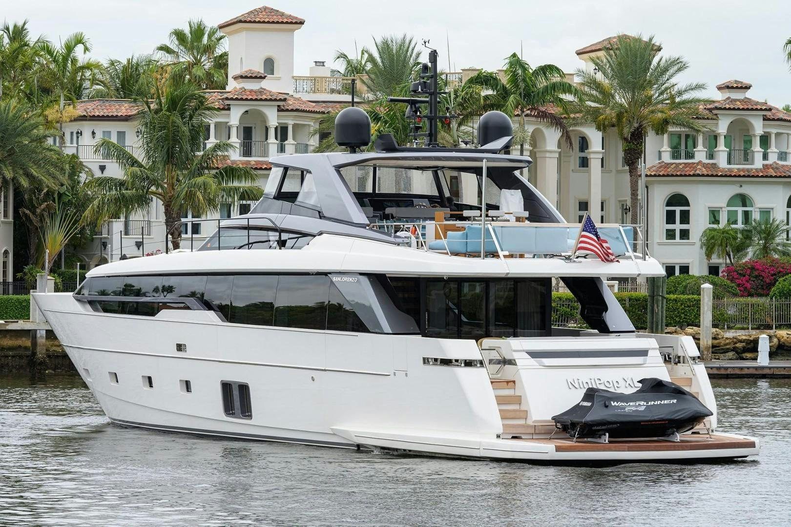 a boat on the water aboard NINIPOP XL Yacht for Sale