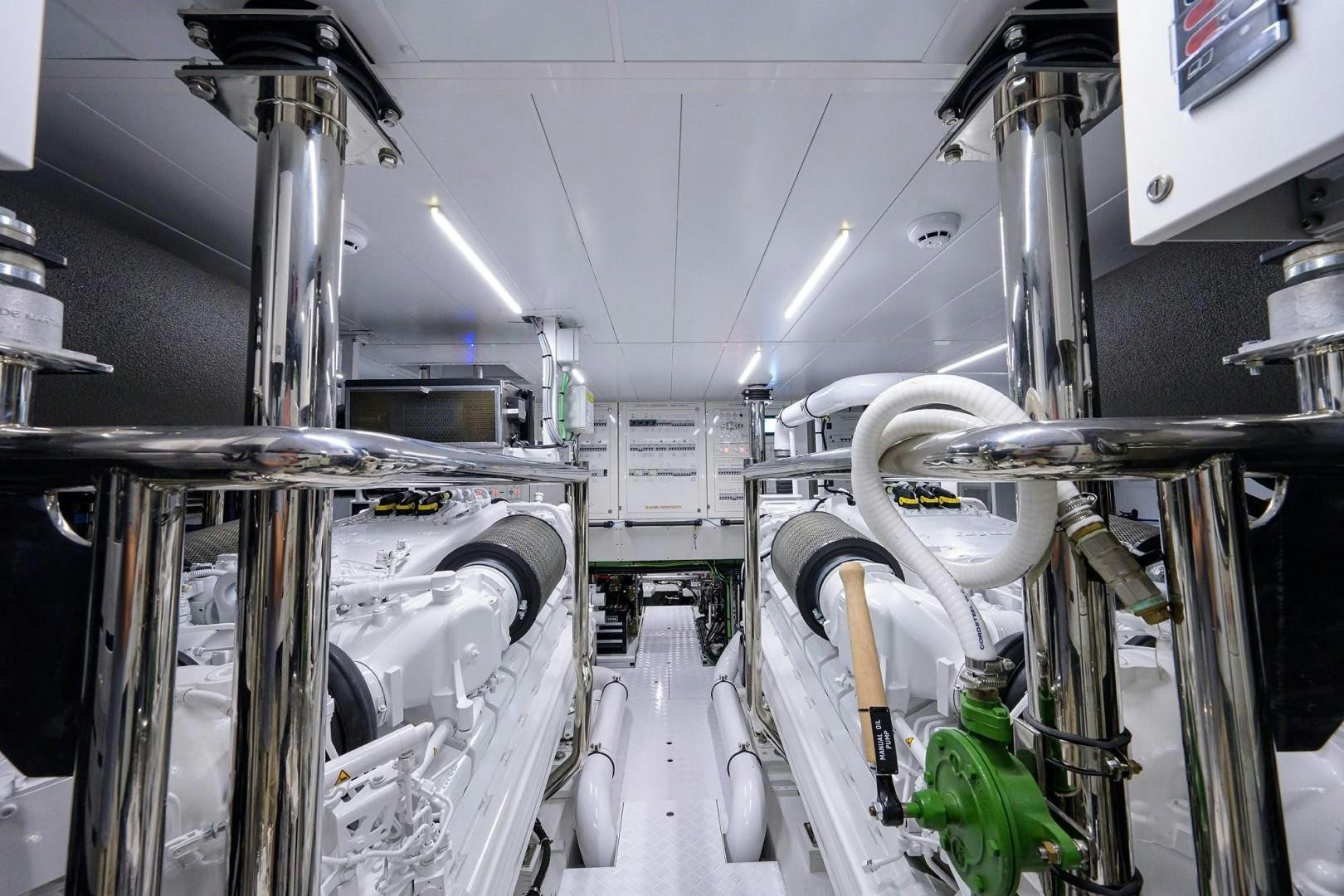 a room with several machines aboard NINIPOP XL Yacht for Sale