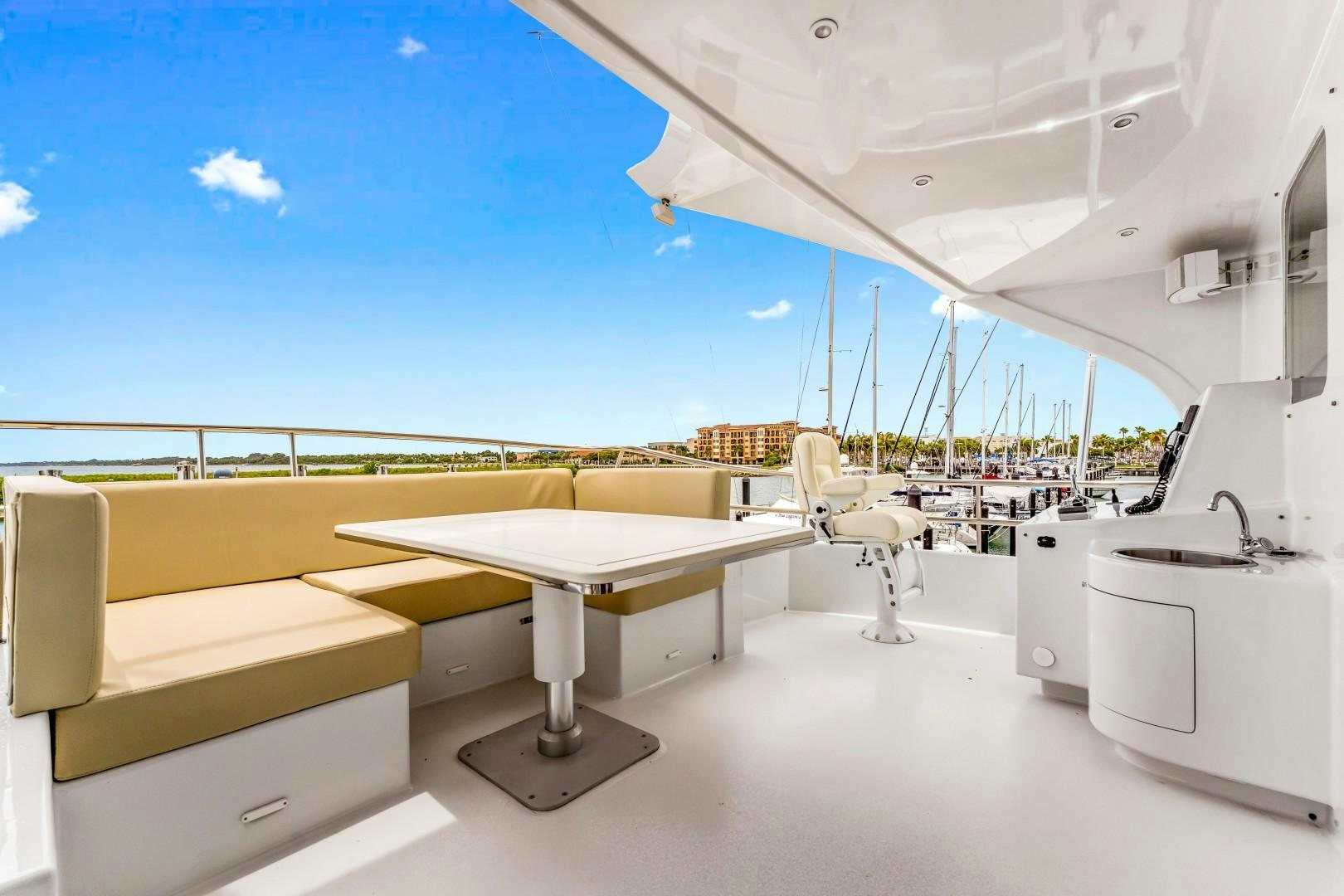 a room with white machines aboard No Name Yacht for Sale