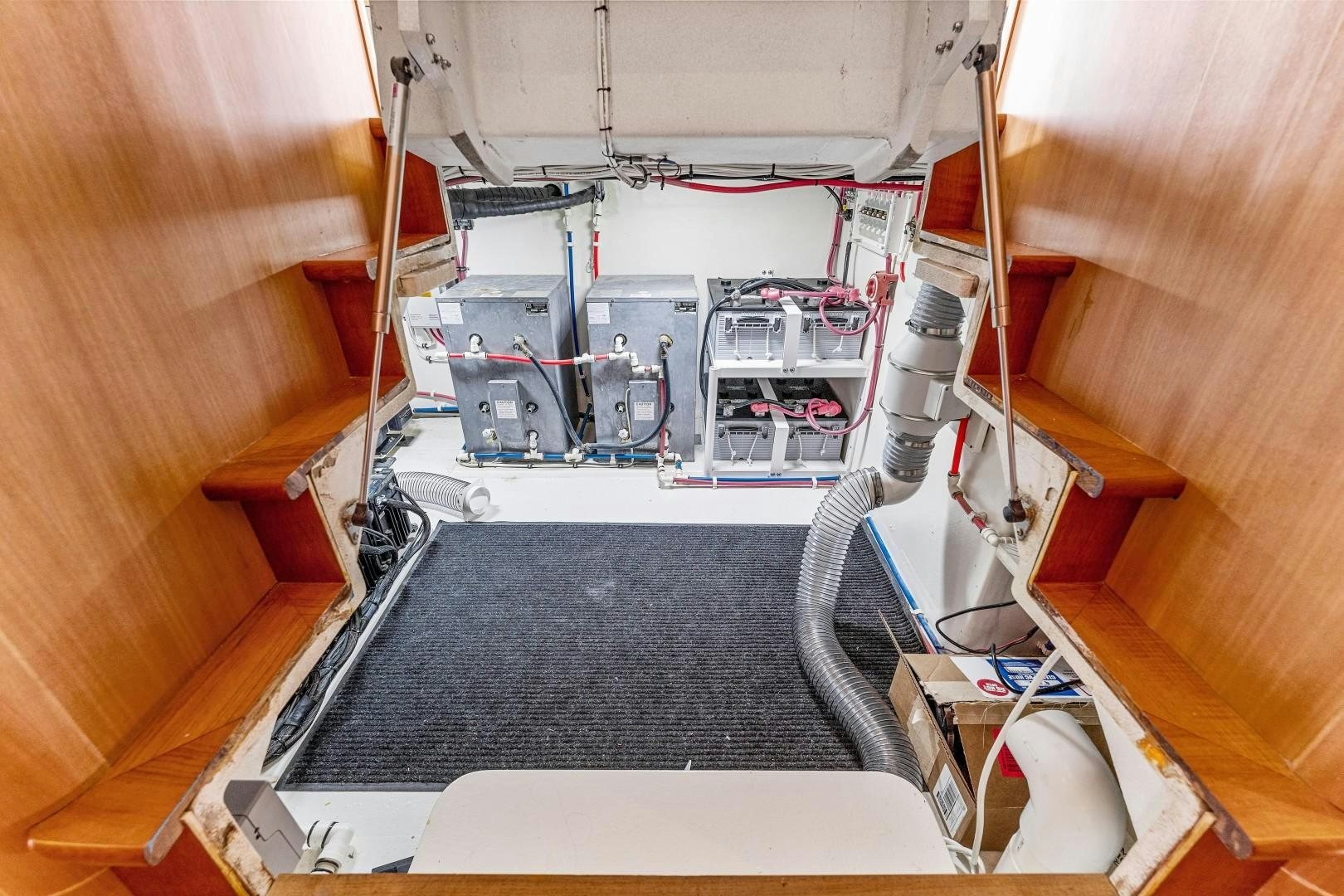 a room with a machine aboard No Name Yacht for Sale