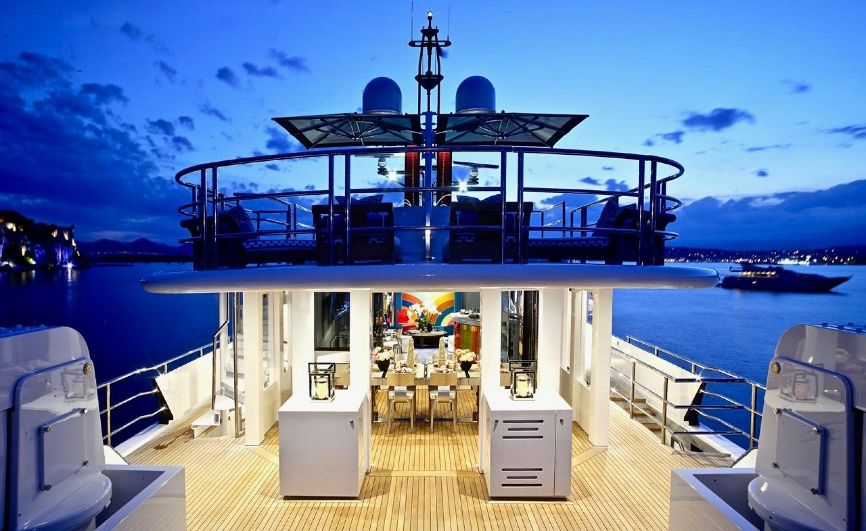 a boat on the water aboard HIGHLANDER Yacht for Sale