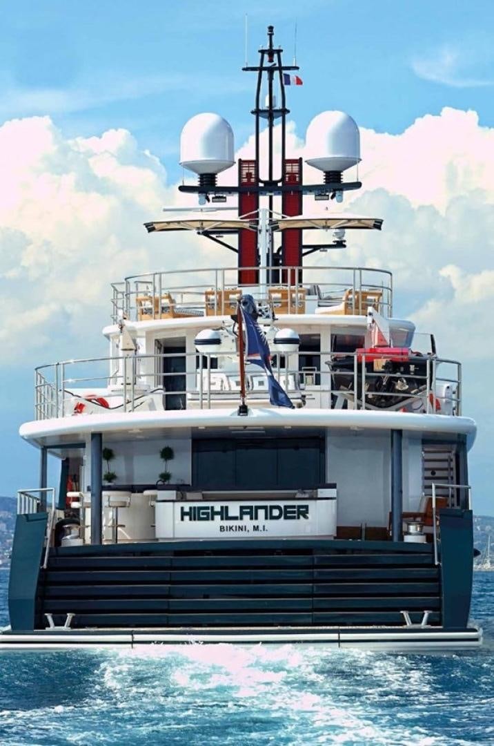 a boat on the water aboard HIGHLANDER Yacht for Sale
