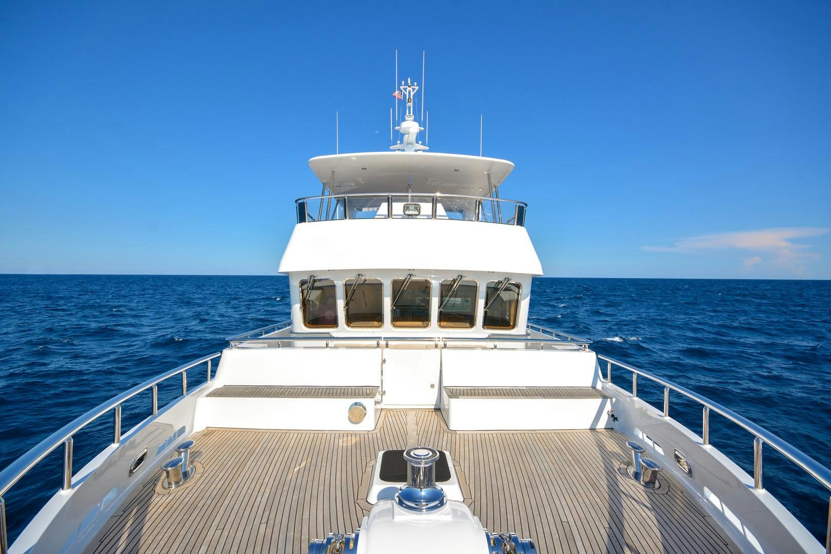 a boat on the water aboard GUSTO Yacht for Sale