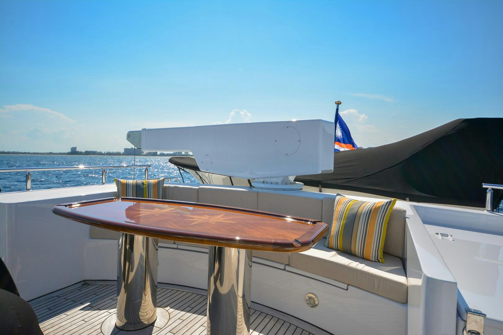 a boat on the water aboard GUSTO Yacht for Sale