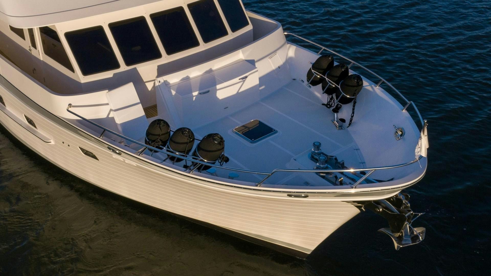 a boat on the water aboard BLUE CHIP Yacht for Sale