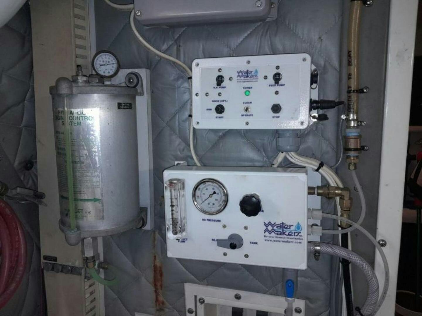 a machine with a few dials aboard MR. ED Yacht for Sale