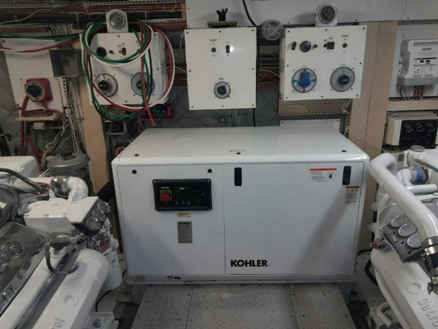 a machine in a room aboard MR. ED Yacht for Sale