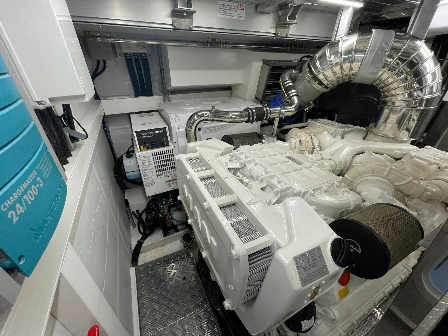 a machine in a room aboard AGRODOLCE Yacht for Sale