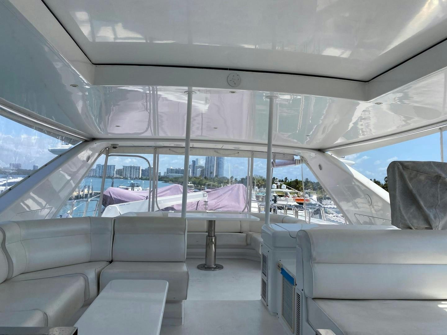 inside of a bus aboard ISLAND SEEKER Yacht for Sale