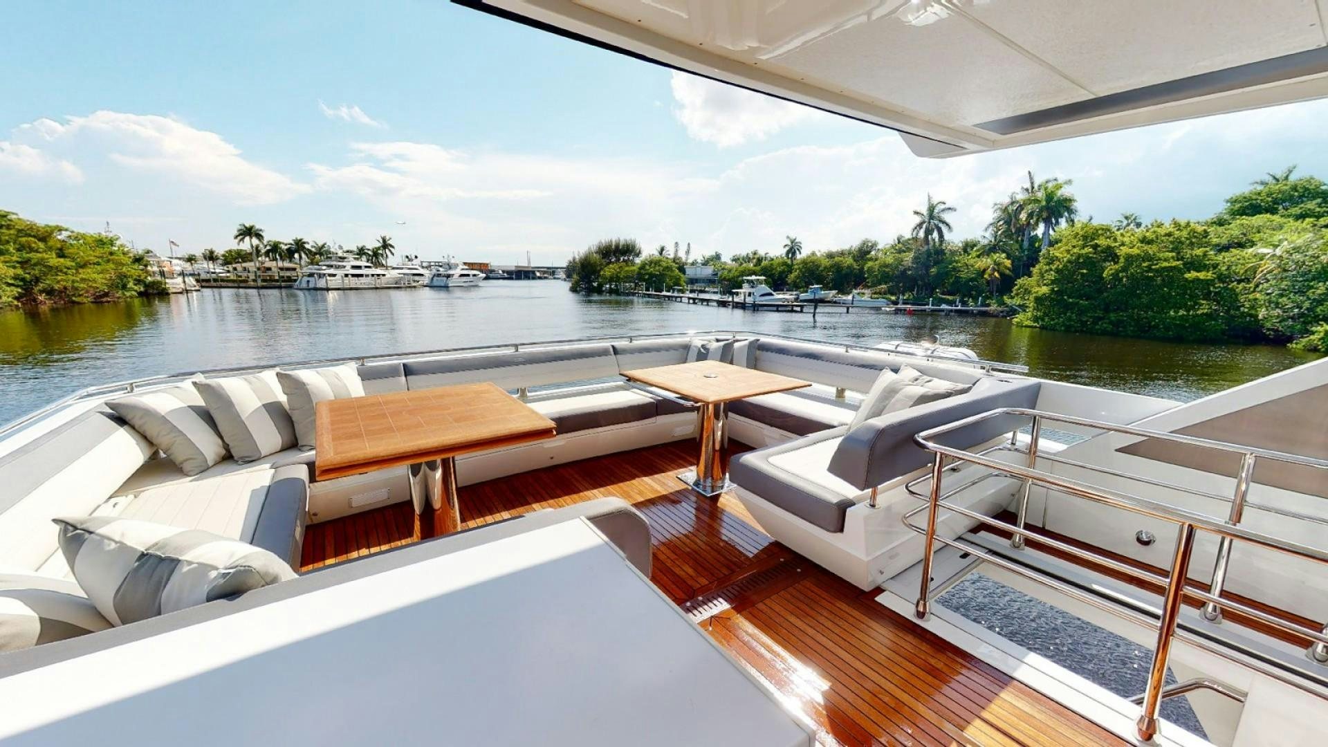 a boat on the water aboard HANG TIME Yacht for Sale