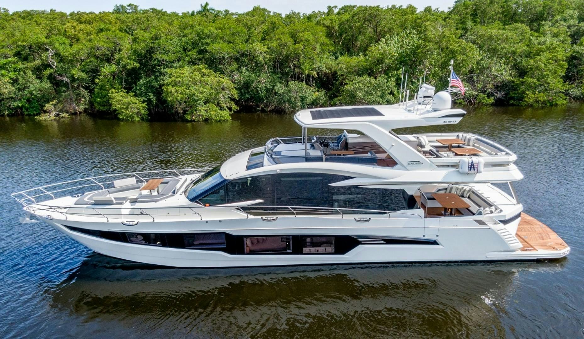 a boat on the water aboard HANG TIME Yacht for Sale