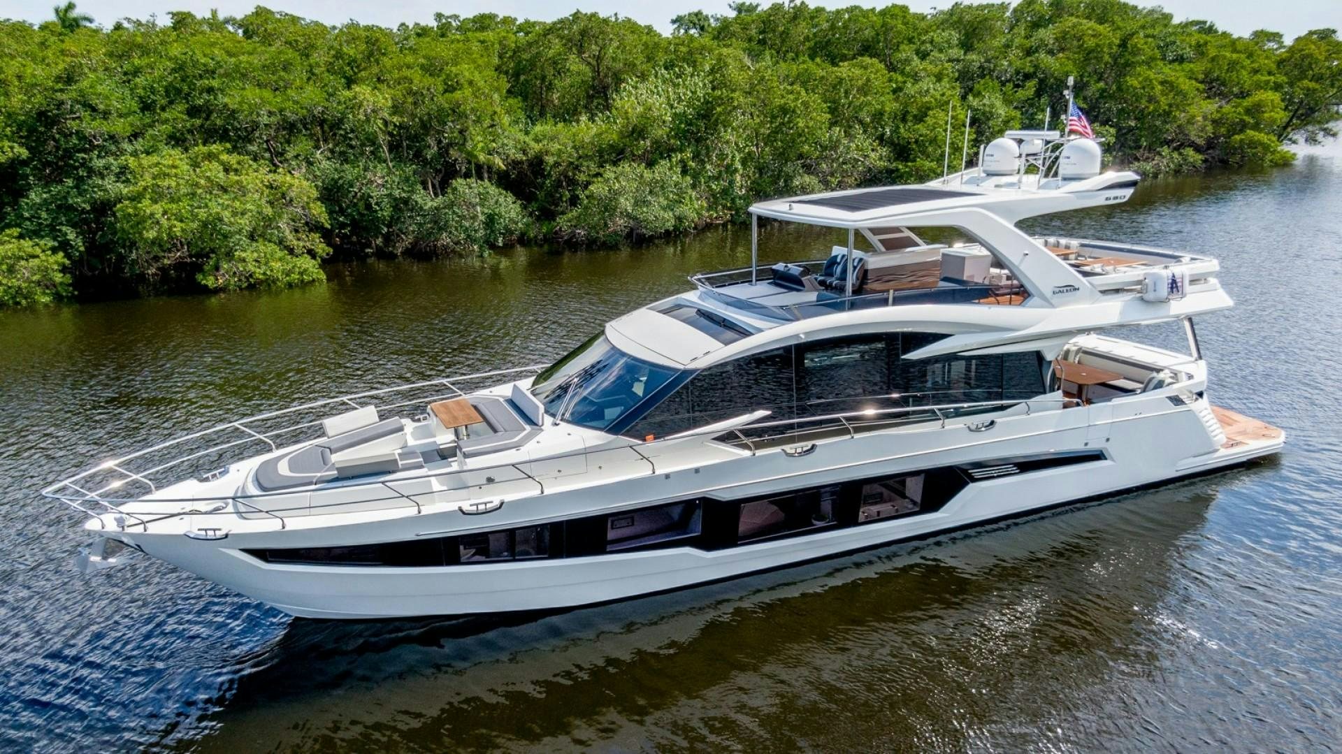 a boat on the water aboard HANG TIME Yacht for Sale