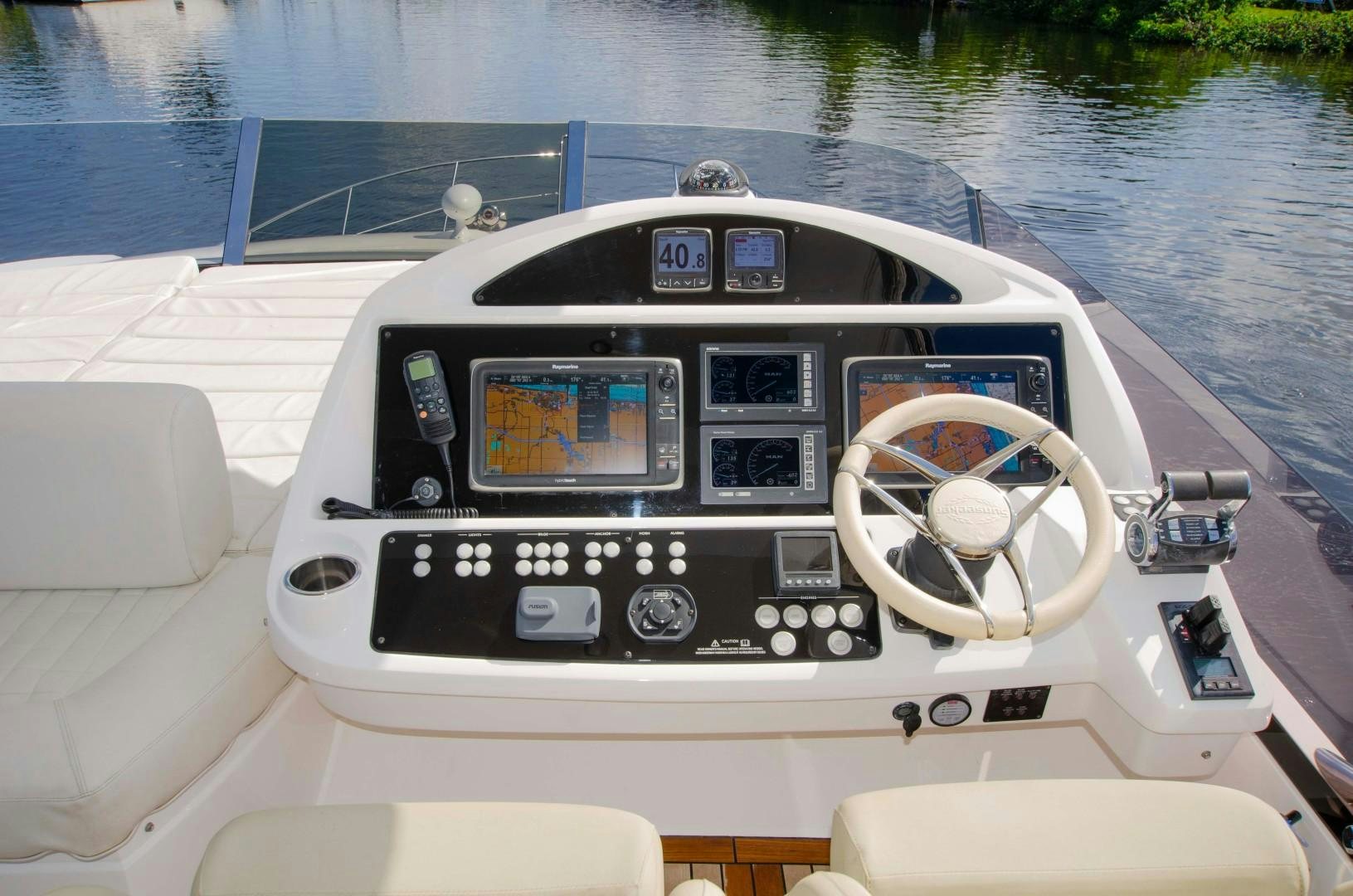 the inside of a boat aboard No Name Yacht for Sale