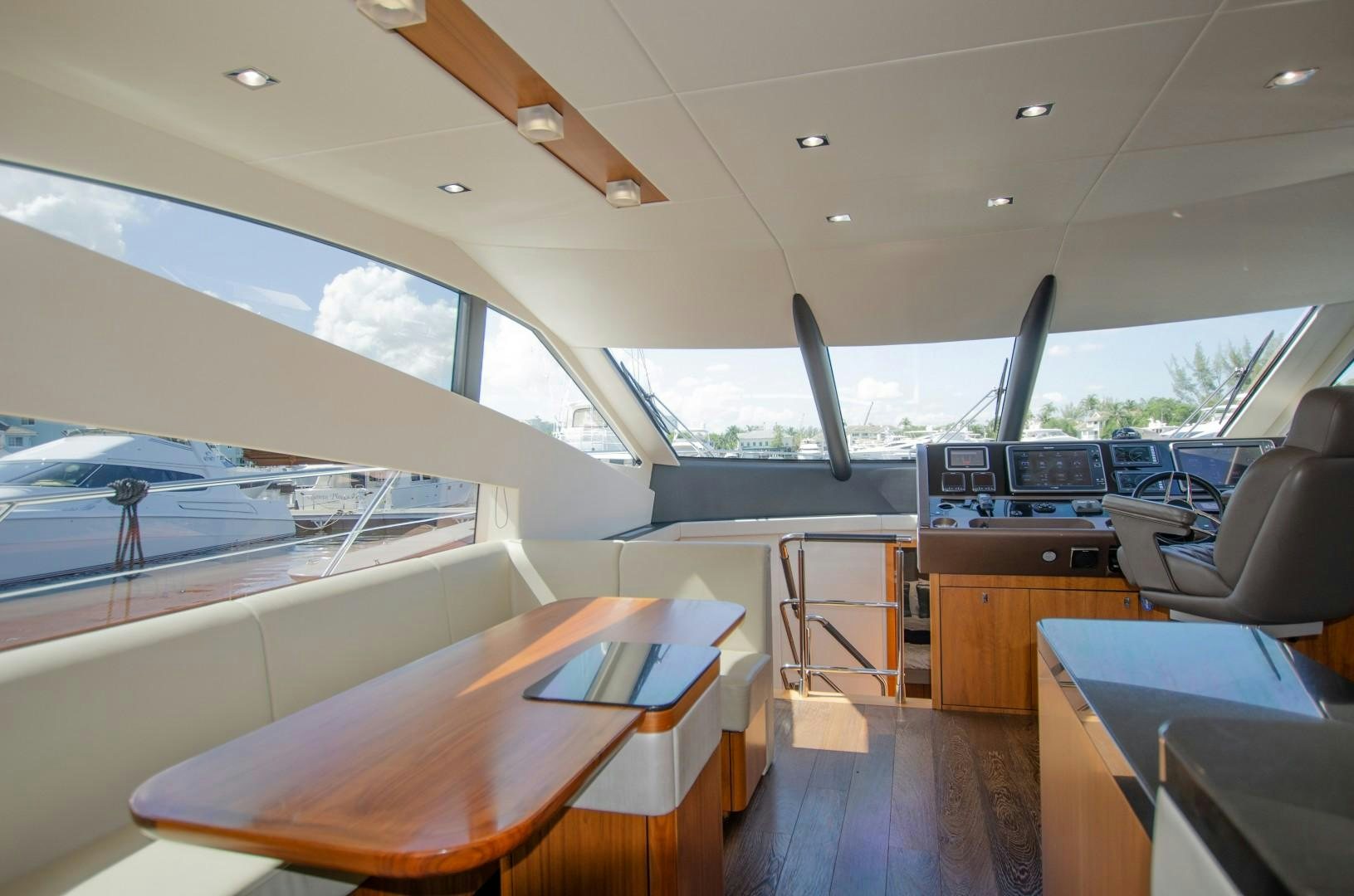 inside of a boat aboard No Name Yacht for Sale