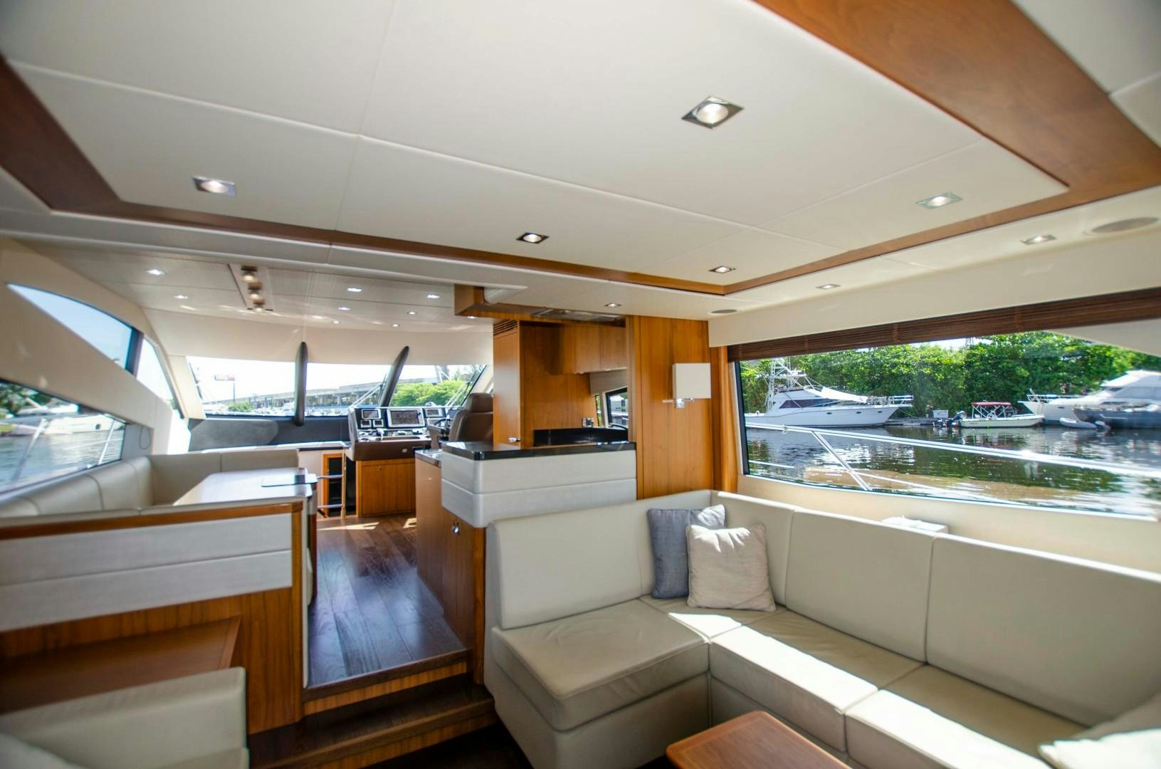 inside of a boat aboard No Name Yacht for Sale