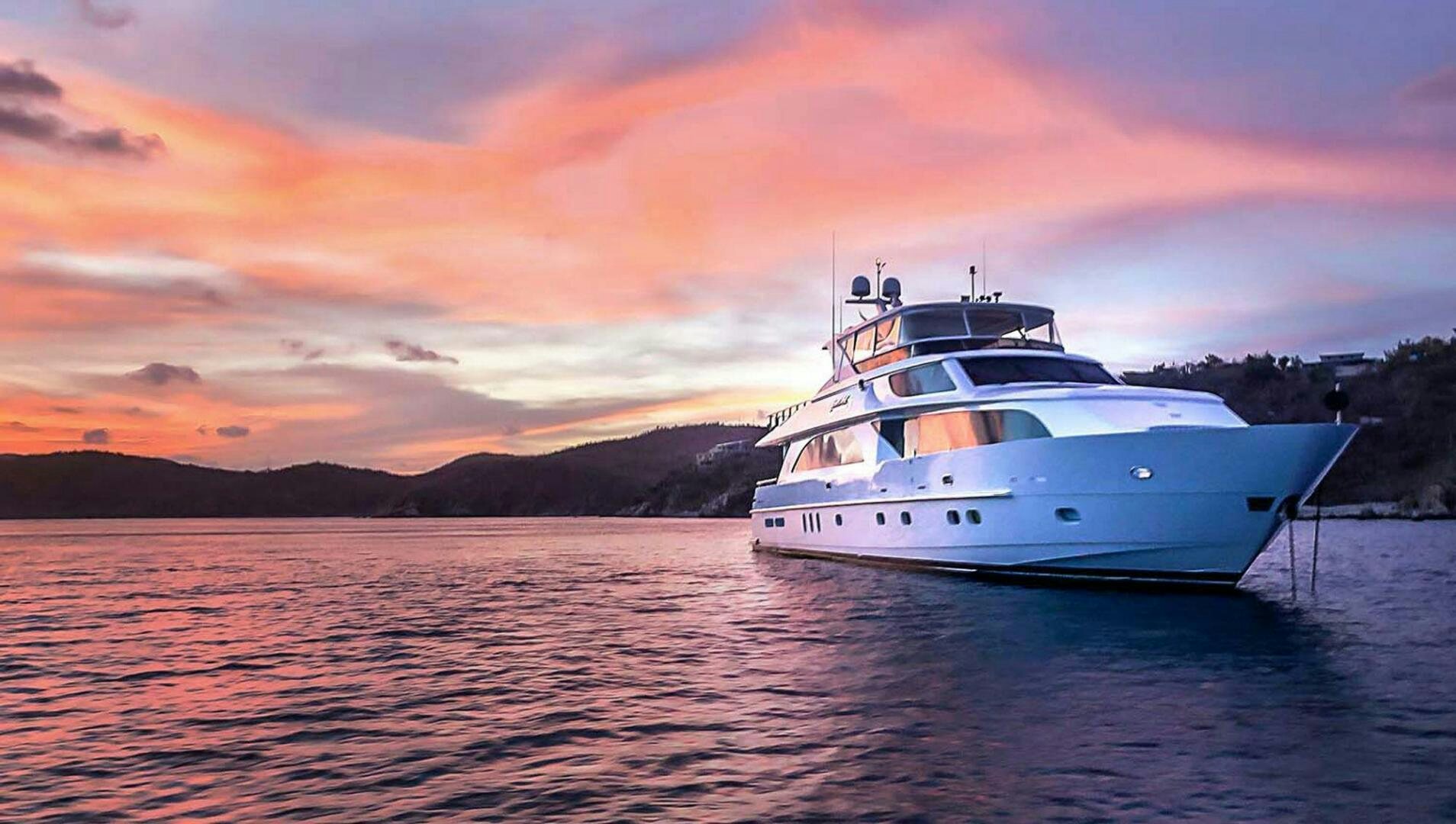 a boat on the water aboard CYNDERELLA Yacht for Sale