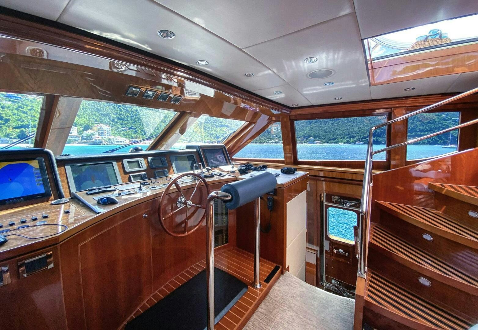 inside of a boat aboard CYNDERELLA Yacht for Sale