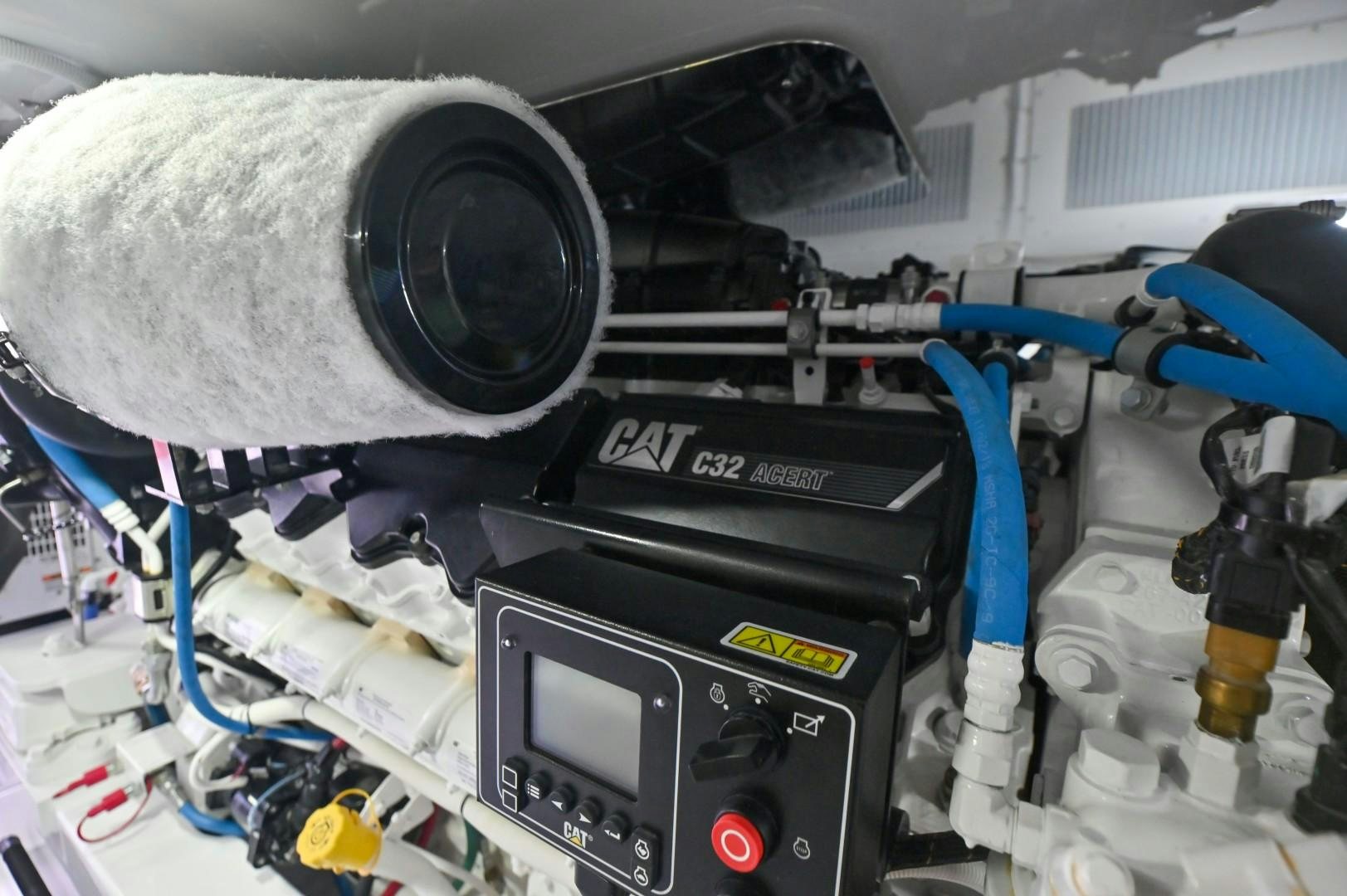 a machine with a large lens aboard Fish Tank Yacht for Sale