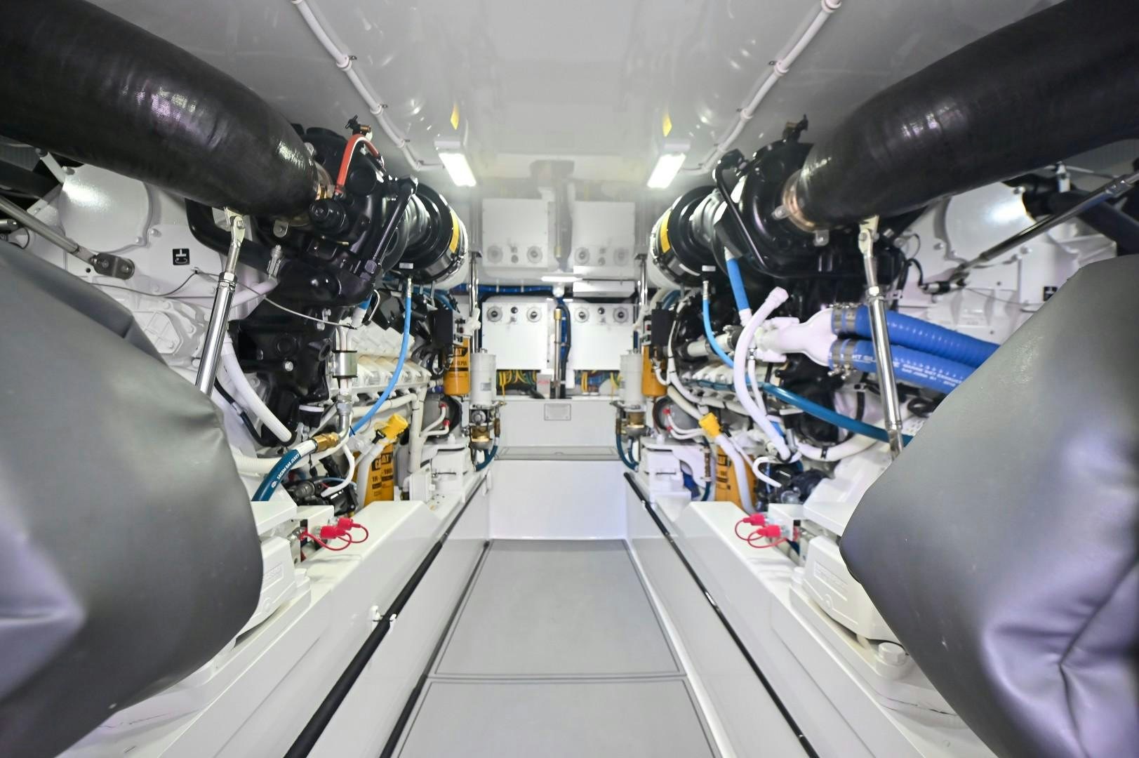 a close-up of a machine aboard Fish Tank Yacht for Sale