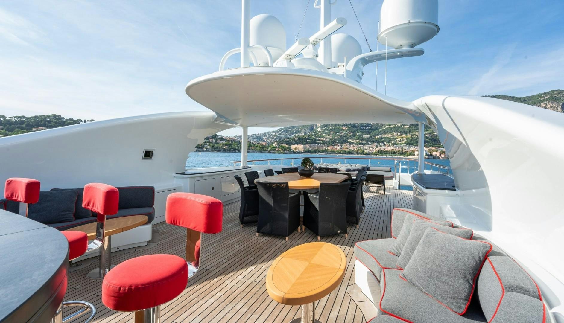 a boat on the water aboard LIBERTY Yacht for Sale