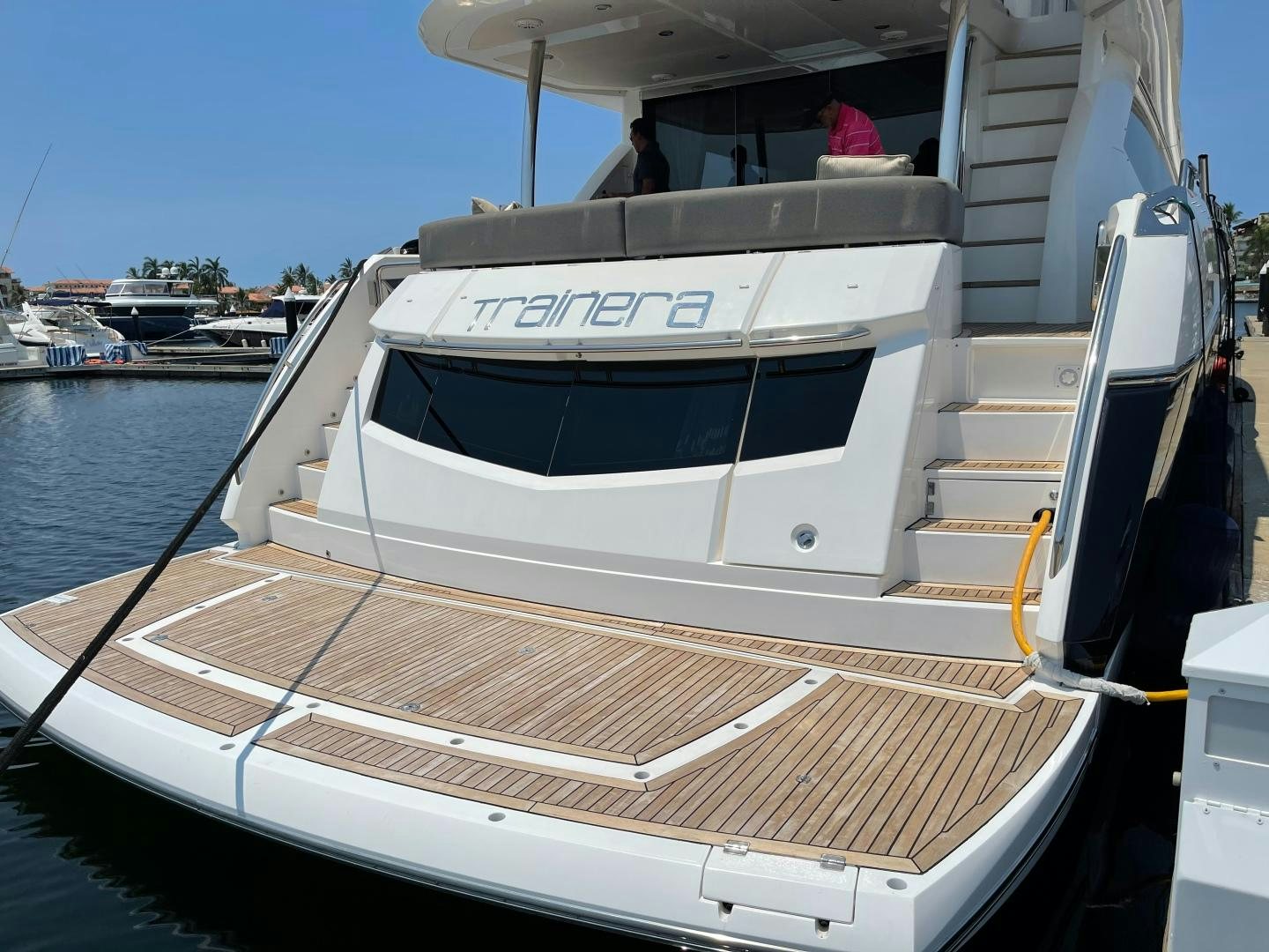 a boat on the water aboard TRAINERA Yacht for Sale