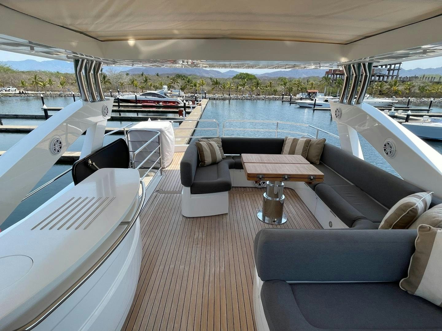 a boat on the water aboard TRAINERA Yacht for Sale