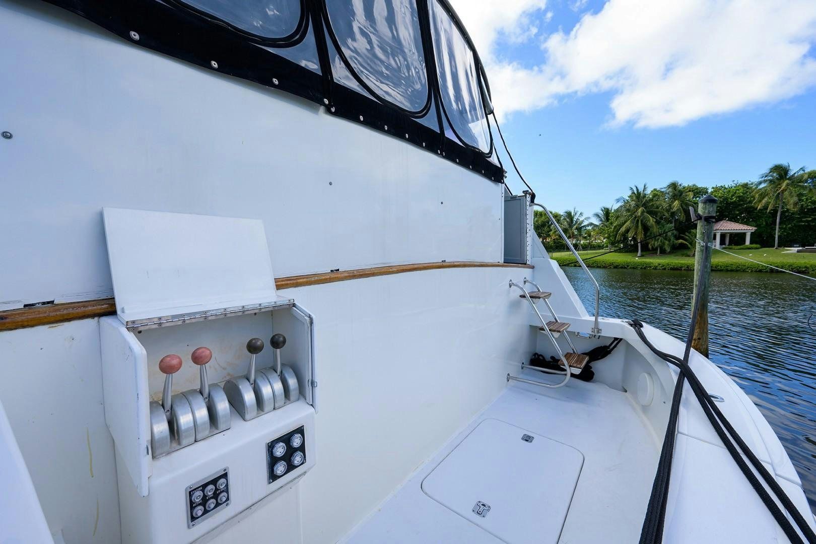 the front of a boat aboard GYPSY ROSE Yacht for Sale