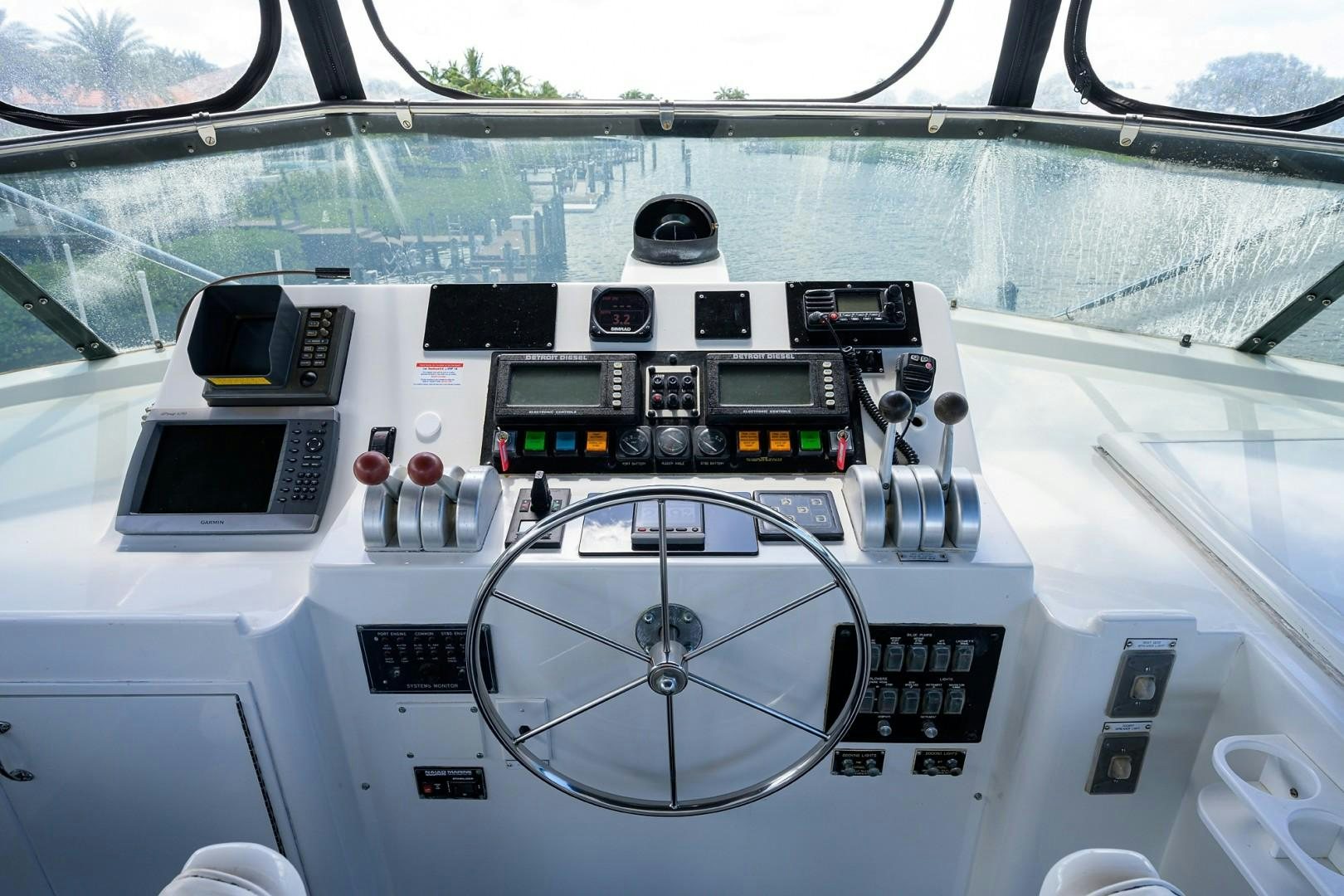 the cockpit of a plane aboard GYPSY ROSE Yacht for Sale